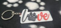 3D Love Keychain
