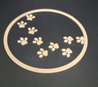 3D Pawprint Coaster