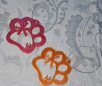 3D Snowflake Paw Ornament