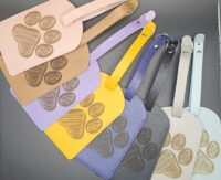 Paw Print Luggage Tags
