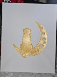 Puppy Moon Wall Art