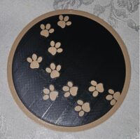 3D Pawprint Coaster